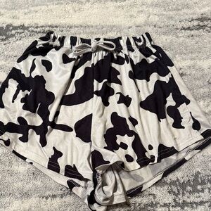 Black and White Women's Shorts